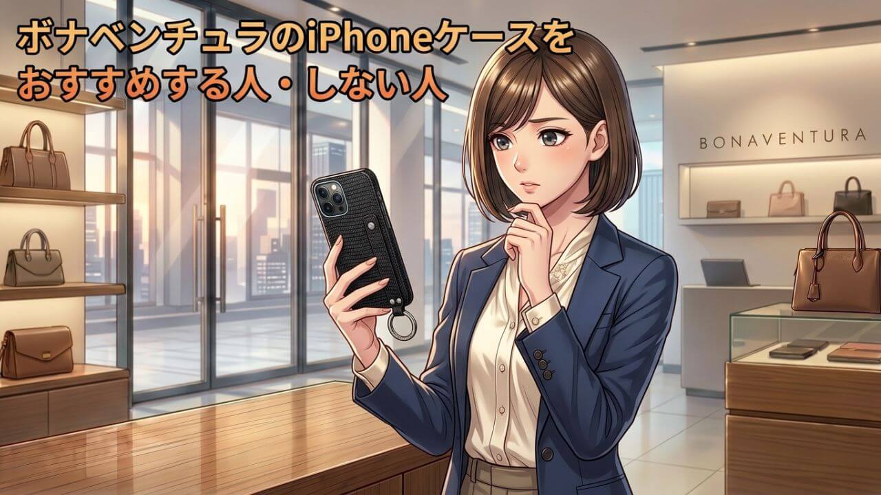 ボナベンチュラのiPhoneケースをおすすめする人・おすすめしない人 