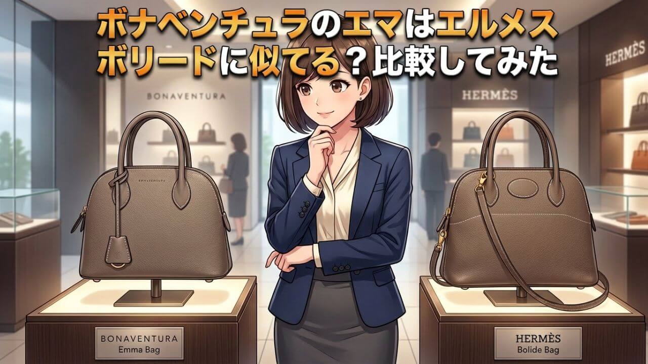 ボナベンチュラのエマはエルメス ボリードに似てる？比較してみた 