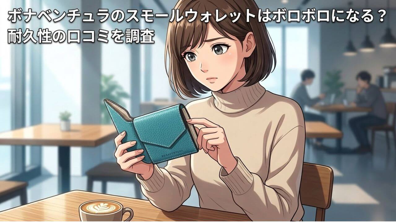 ボナベンチュラのスモールウォレットはボロボロになる？耐久性の口コミを調査 