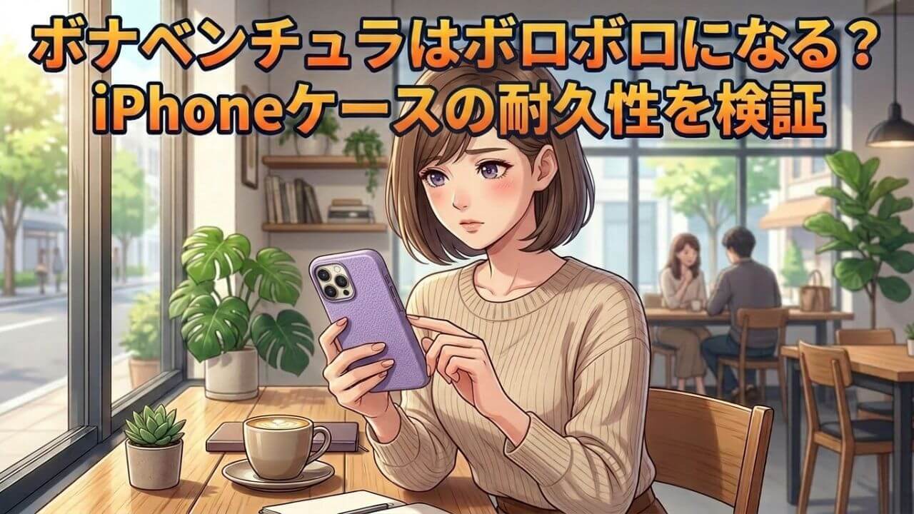 ボナベンチュラはボロボロになる？iPhoneケースの耐久性を検証