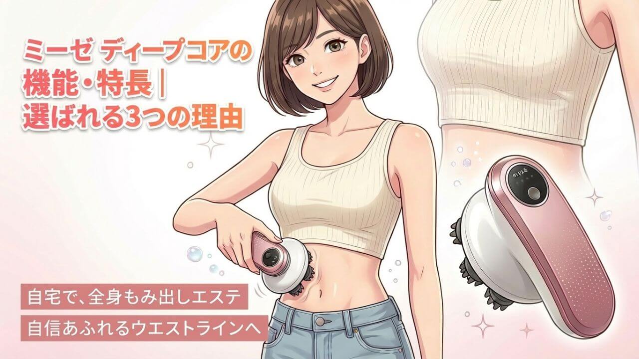 ミーゼ ディープコアの機能・特長｜選ばれる3つの理由 