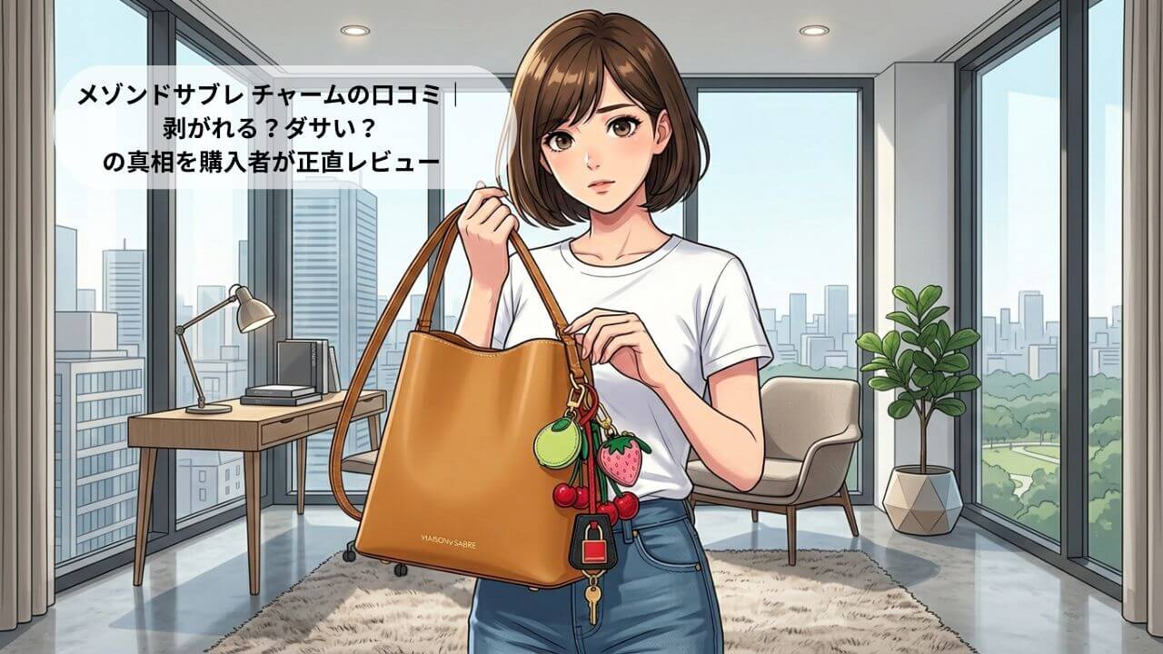 メゾンドサブレ チャームの口コミ｜ 剥がれる？ダサい？の真相を購入者が正直レビュー