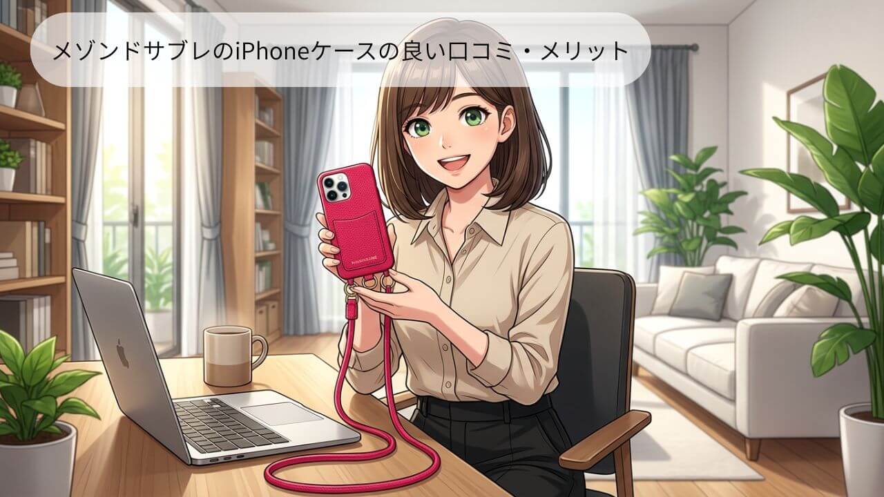 メゾンドサブレのiPhoneケースの良い口コミ・メリット 