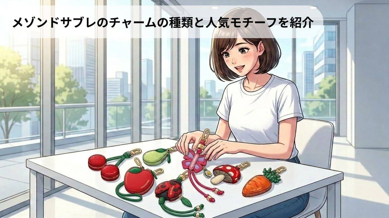 メゾンドサブレのチャームの種類と人気モチーフを紹介 