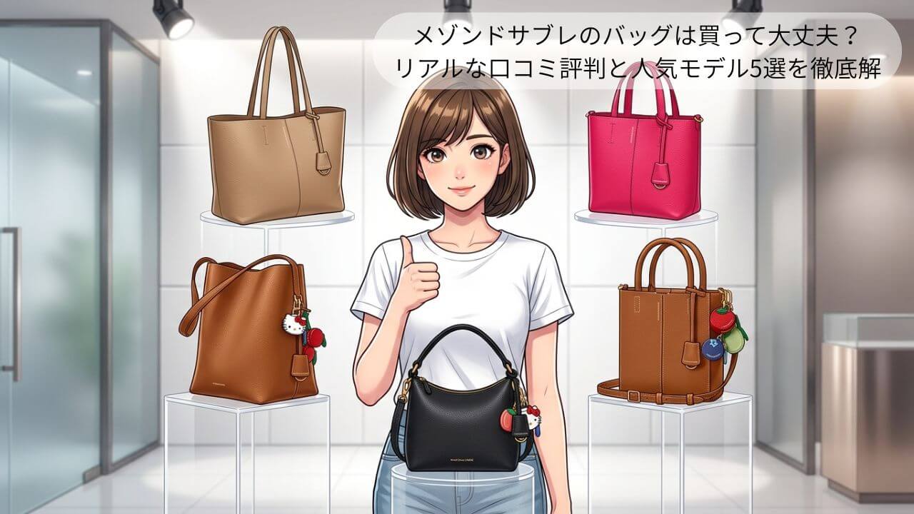 メゾンドサブレのバッグは買って大丈夫？ リアルな口コミ評判と人気モデル5選を徹底解