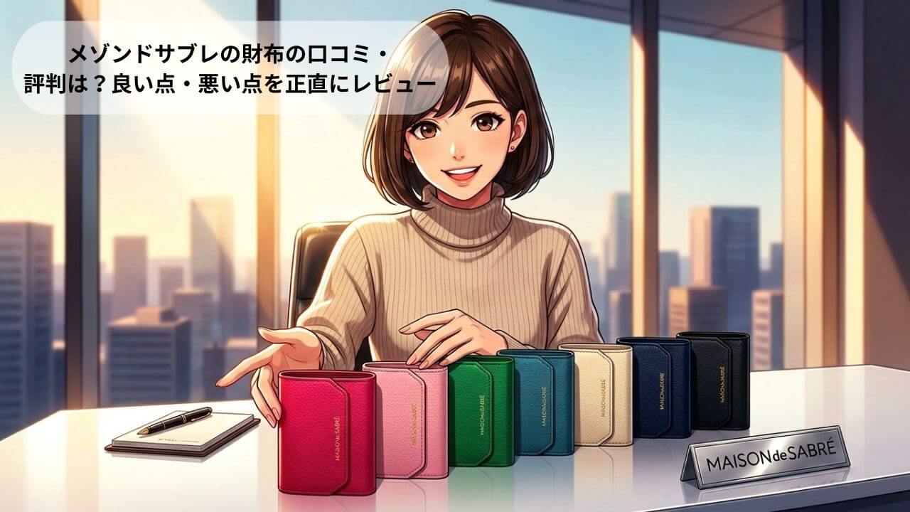 メゾンドサブレの財布の口コミ・評判は？良い点・悪い点を正直にレビュー