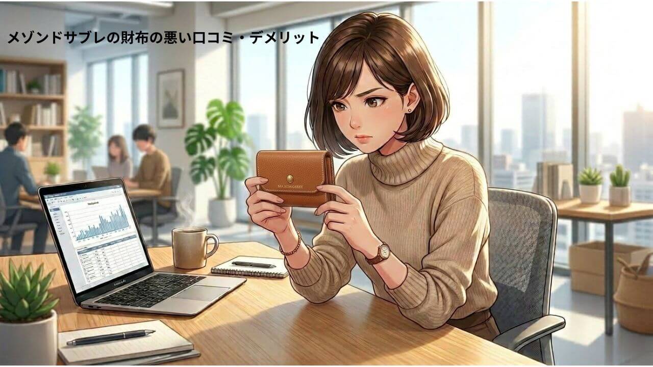 メゾンドサブレの財布の悪い口コミ・デメリット