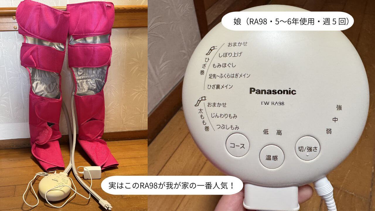 娘（RA98・5～6年使用・週 5 回） 