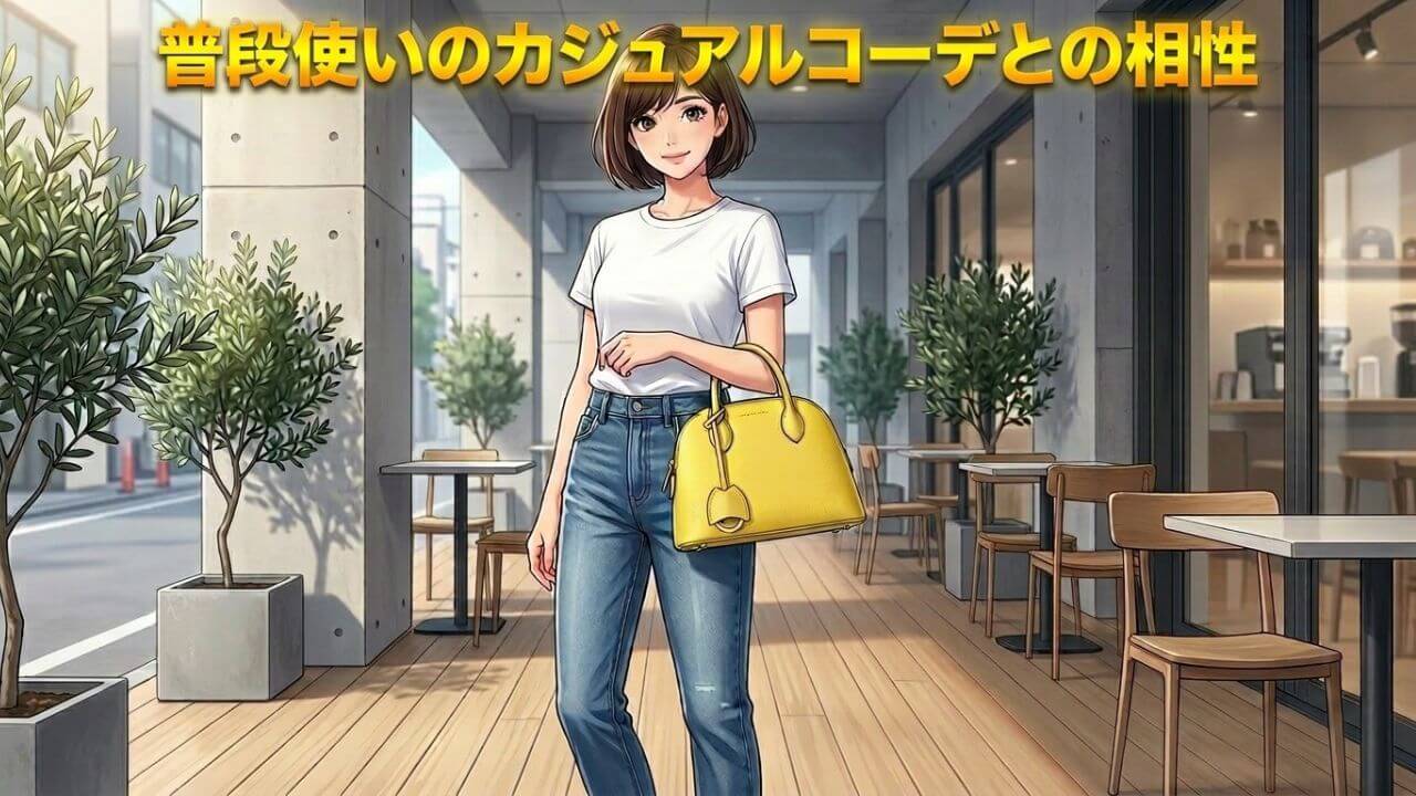 普段使いのカジュアルコーデとの相性