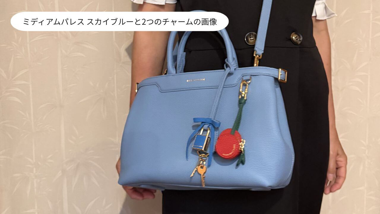 ミディアムパレス スカイブルーとチャームのまとめ写真