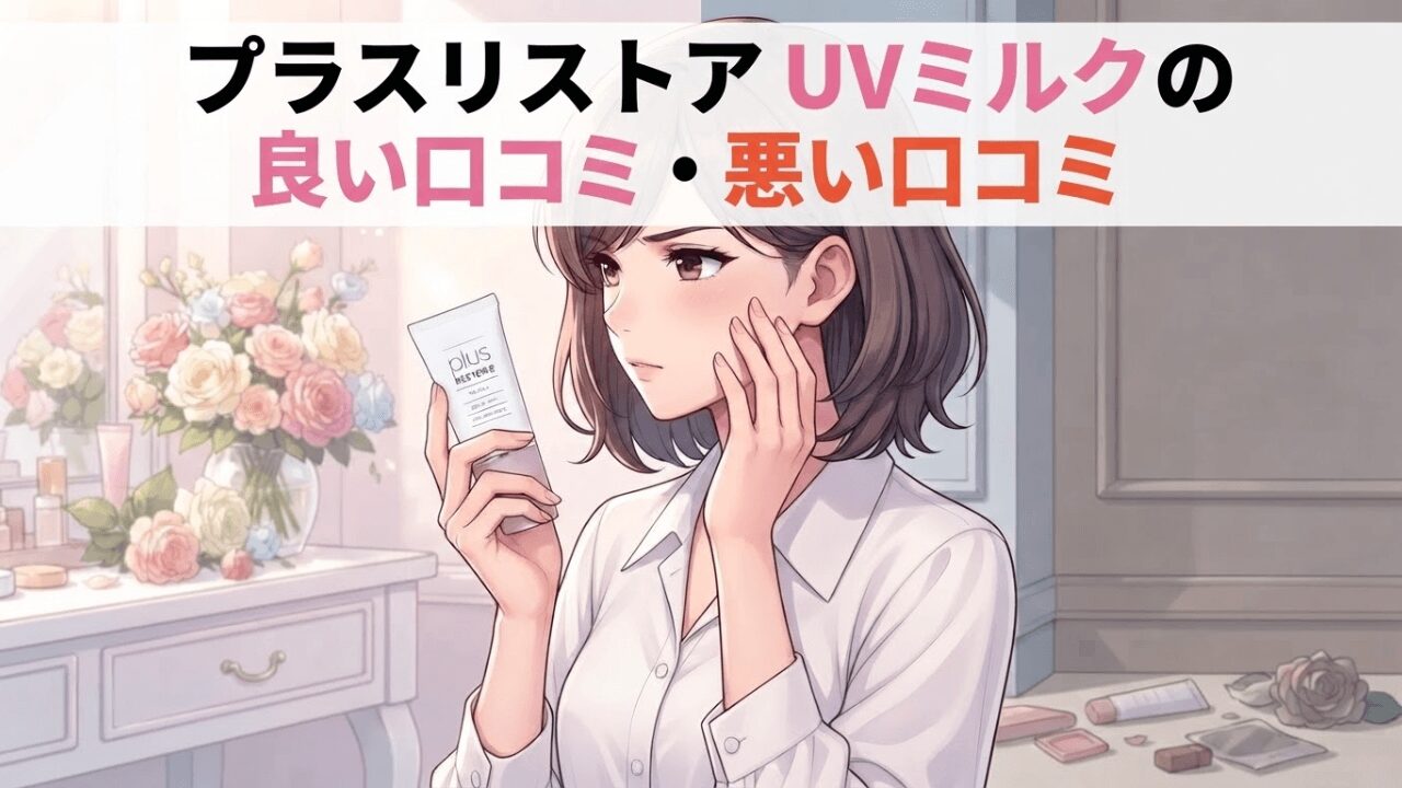 プラスリストアUVミルクの良い口コミ・悪い口コミ