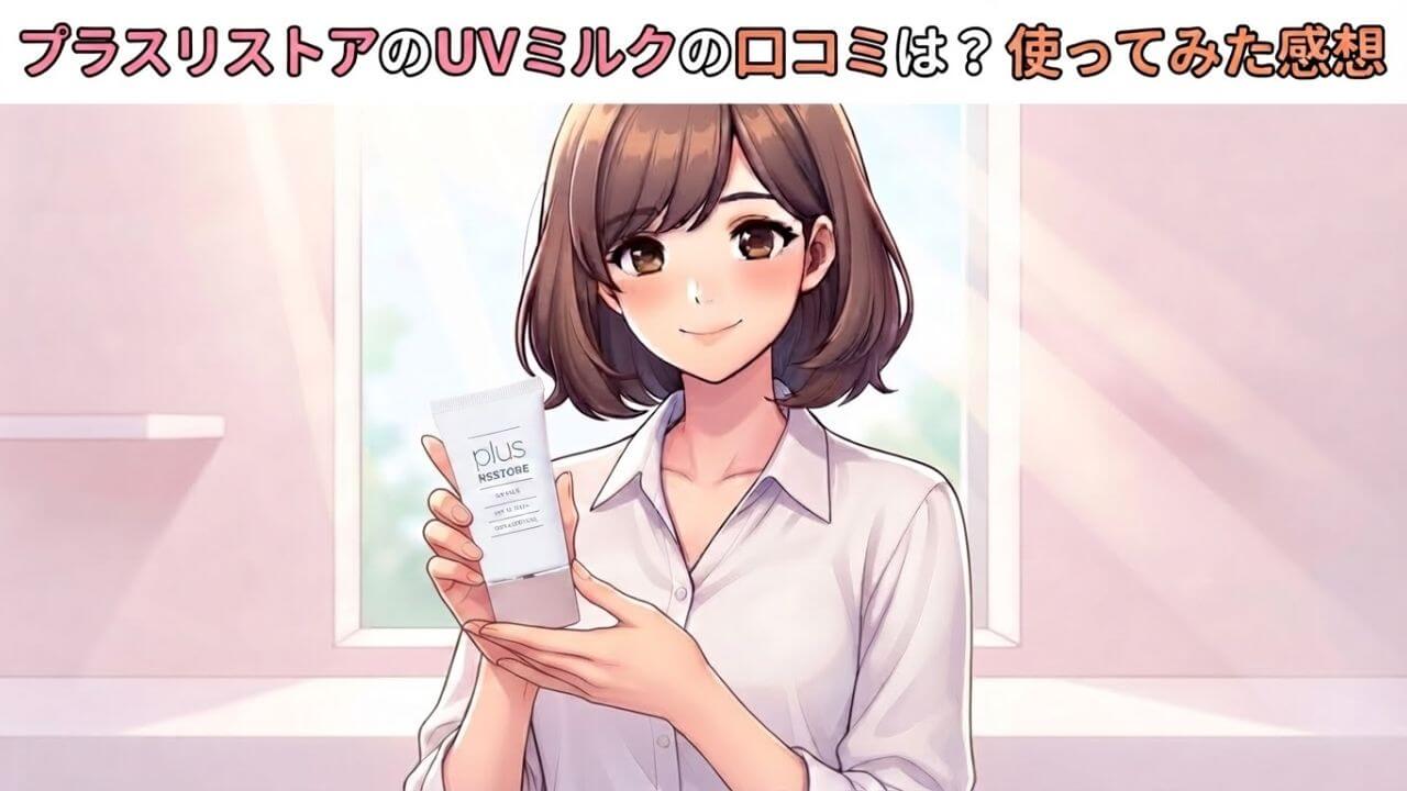 プラスリストアのUVミルクの口コミは？使ってみた感想