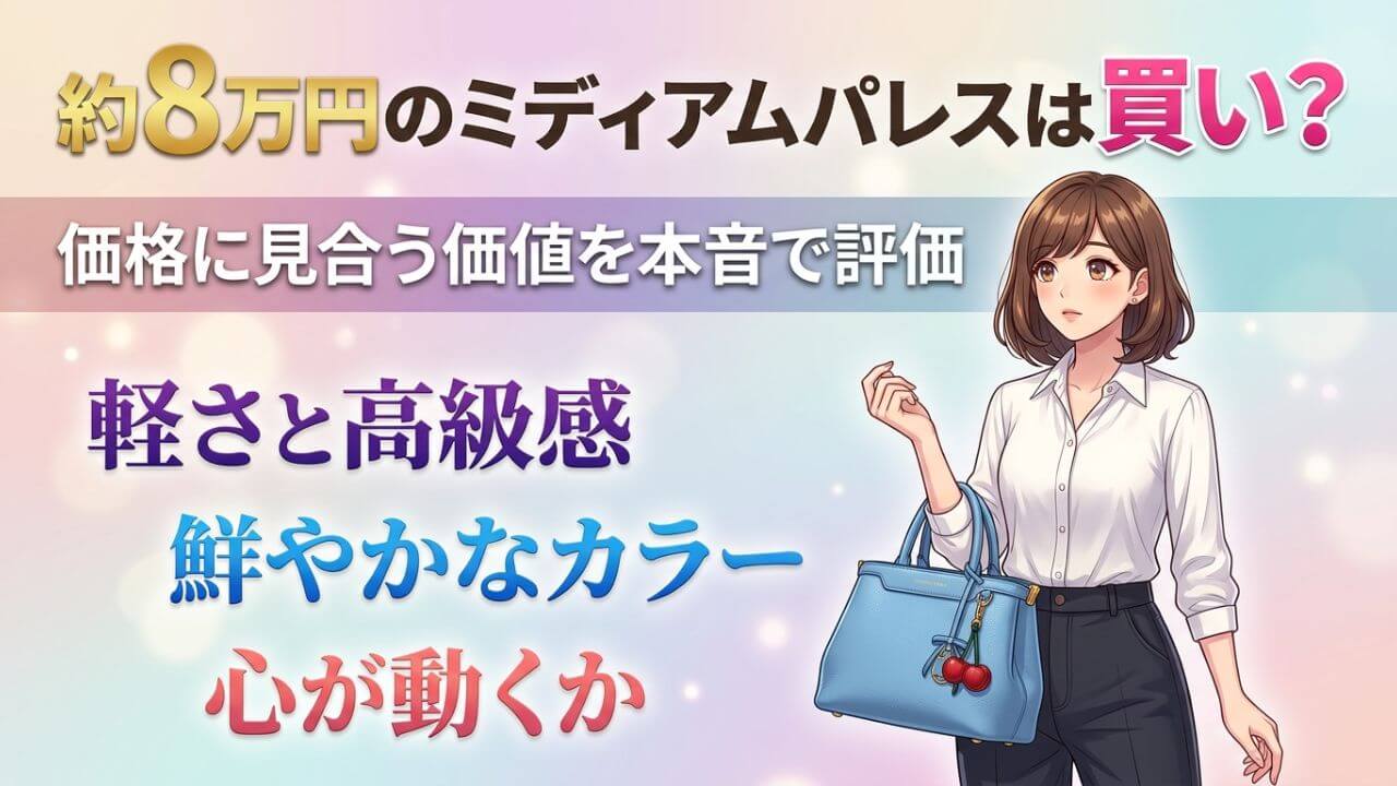 約8万円のミディアムパレスは買い？価格に見合う価値を本音で評価